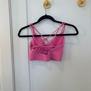 Pink Strappy Women's Bra